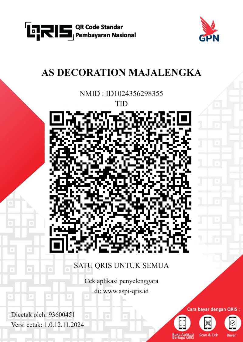 QRIS AS Decoration Majalengka